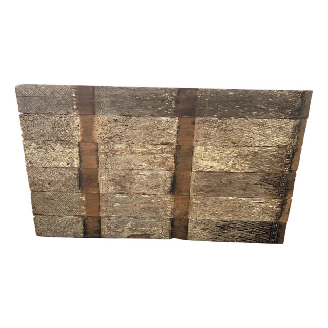 Antique Hand Carved Panel For Sale