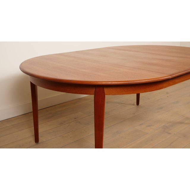 1950s Vintage Teak Dining Table, 1950s For Sale - Image 5 of 12