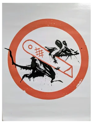 Banksy GDP Rat Cut and Run Exhibition Poster, 2019-2023