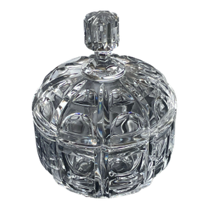 Royal Gallery Collections Morgan 24% Lead Crystal Candy Dish With Lid