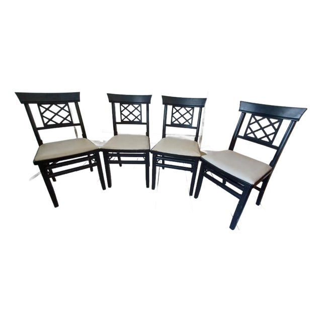 Set of 4 Louis Rastetter & Sons Chairs For Sale