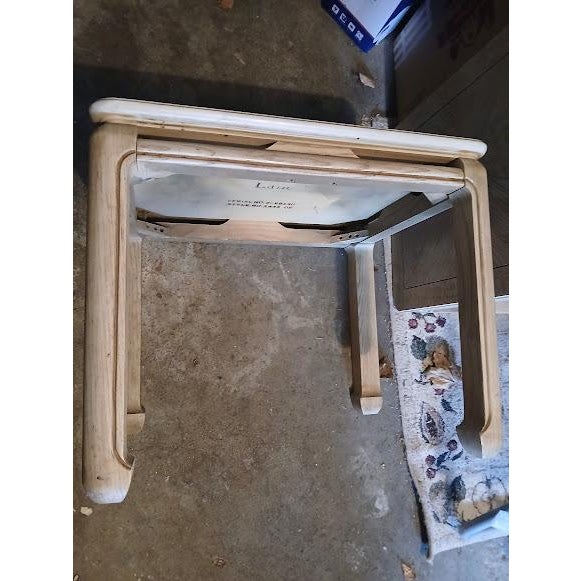 Crafted with an eye for both functionality and aesthetics, this pair of Lane Ming style end tables effortlessly...