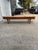 Vintage Mid-Century Modern Burl Wood Coffee Table With Inlaid Top, Tapered Legs and Brass Feet For Sale - Image 12 of 12