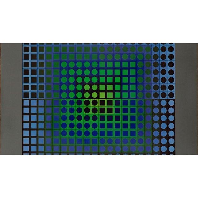 Victor Vasarely, ZOELD, Etching For Sale - Image 4 of 6