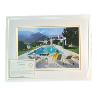 "Poolside Gossip" Slim Aarons Getty Images C-Print, Framed - 16x20 For Sale