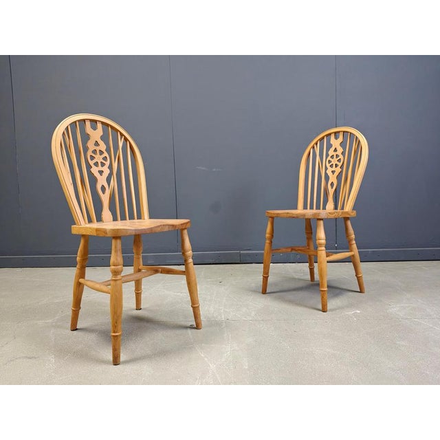 Vintage Dining Chairs from Ercol, 1950s, Set of 6 For Sale - Image 4 of 15