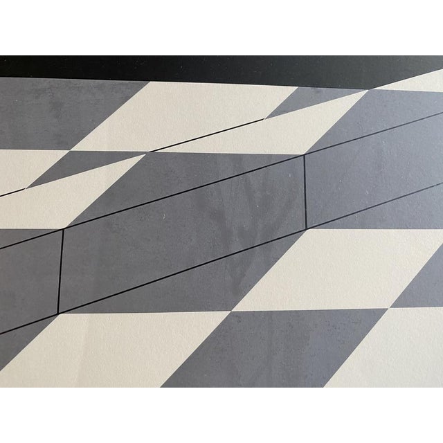 Erwin Heerich, Abstract Composition, 1973, Original Serigraph on White Cardboard For Sale - Image 6 of 15