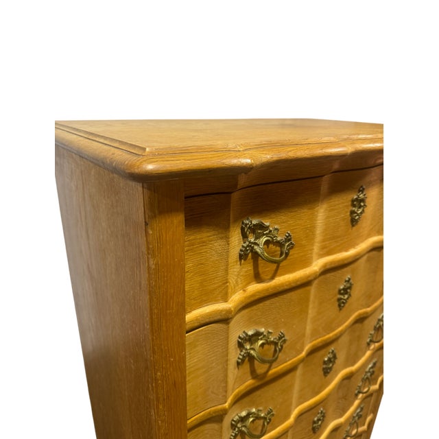 Wood Danish Mid Century High Lingerie Chest / Dresser For Sale - Image 7 of 11