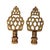 Matching Artichoke Bronze Finials - Pair For Sale