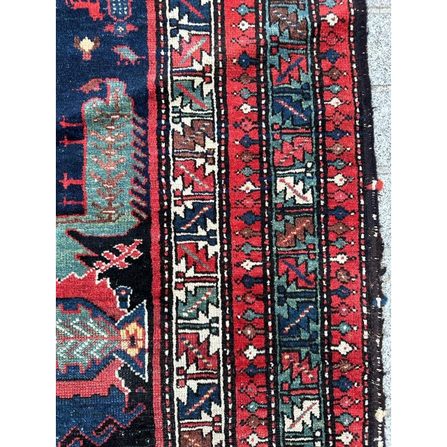 Vintage Hamadan Rug, 1890s For Sale - Image 9 of 18