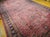 Vintage Oversize Tabriz Design Rug, Hand-Knotted Wool, Allover Geometric Pattern, Pale Red & Navy, 13x24 For Sale In Chicago - Image 6 of 16