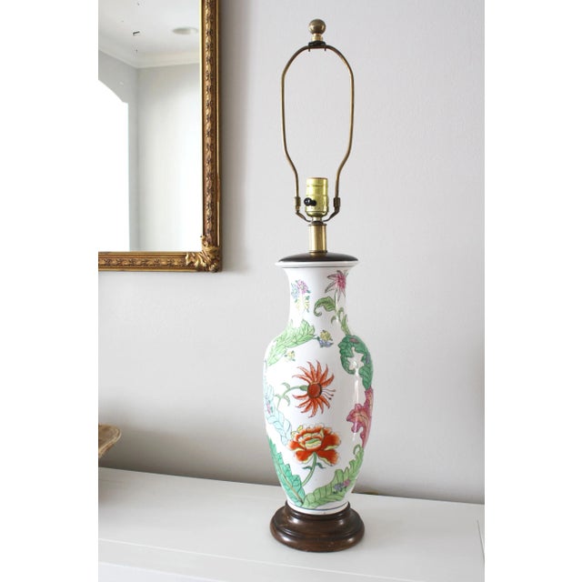 Mid 20th Century Frederick Cooper Regency Gilt Detail Botanical Ginger Lamp For Sale - Image 13 of 13