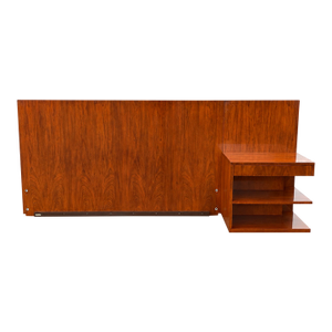 1990s Ralph Lauren Home Hollywood Collection Modern Queen Headboard and Nightstand