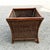 Coloured Bamboo Wicker Pot Holder, Italy, 1970s For Sale - Image 6 of 9