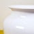 1980s White Glazed Terracotta Vase For Sale - Image 5 of 9