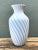 White Vintage Archimede Seguso Murano Glass Vase For Sale - Image 8 of 12