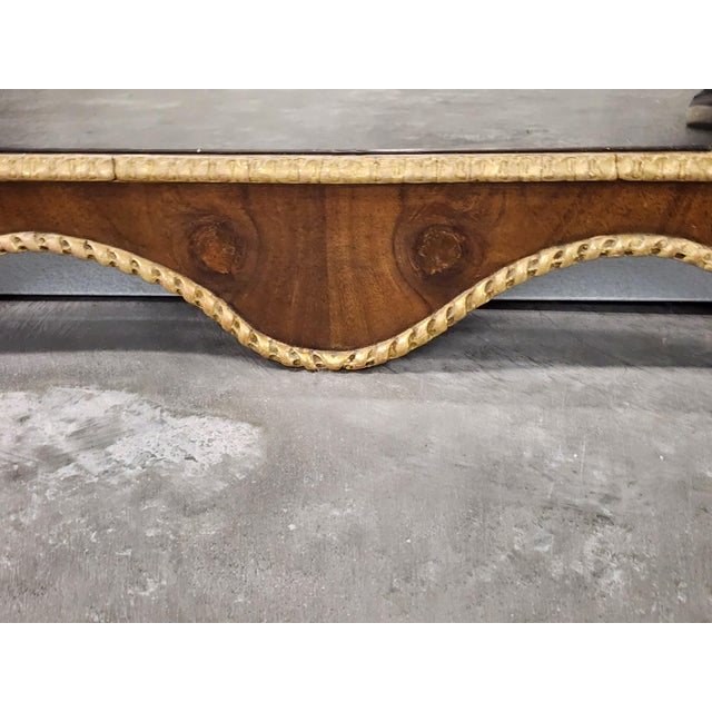 Antique Georgian Style Mahagony Giltwood Mirror For Sale - Image 12 of 16