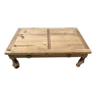 Early 20thc Rustic Mexican Coffee Table For Sale