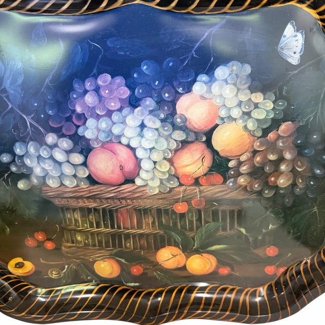 Farmhouse Vintage English Decorative Tray Design by Mimi Roberts For Sale - Image 3 of 6