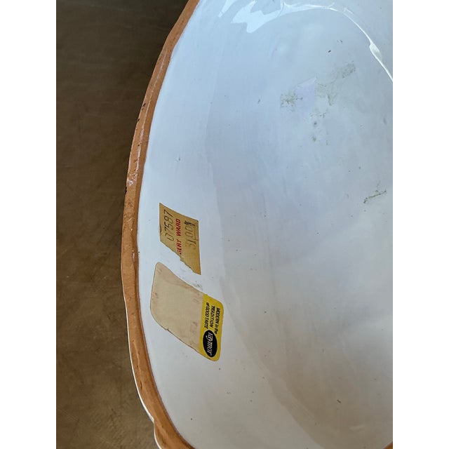 Vintage Mid-Century Modern Raymor Glazed Ceramic Duck For Sale - Image 9 of 12