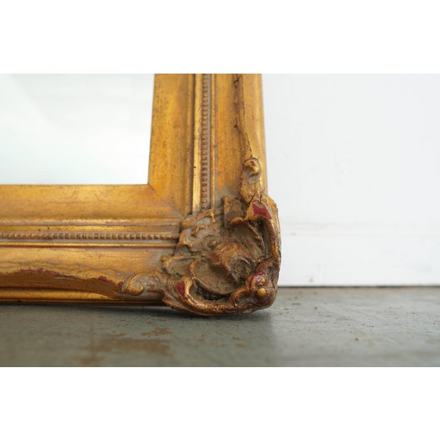 Vintage De La Torre Bros. Louis XV Style Giltwood Wall Mirror For Sale - Image 11 of 16