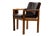 Oak Armchair by Laszlo Mazák for Wiesner-Hager, 1970s For Sale
