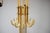 Italian Brass Coat Rack with Black Wooden Finials, 1980 For Sale - Image 4 of 12