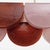 Italian Murano Glass and Brass Modular Linear Pendant in Pink and Red, 2000 For Sale - Image 10 of 14