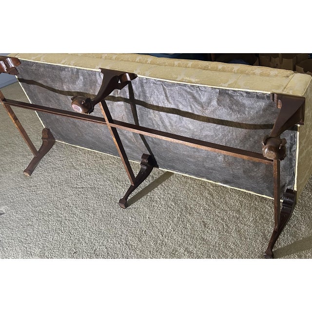 Chippendale Antique Mahogany Camelback Sofa For Sale - Image 3 of 17