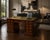 A superb antique Victorian freestanding mahogany pedestal kneehole desk of exceptional quality and impressive proportions....