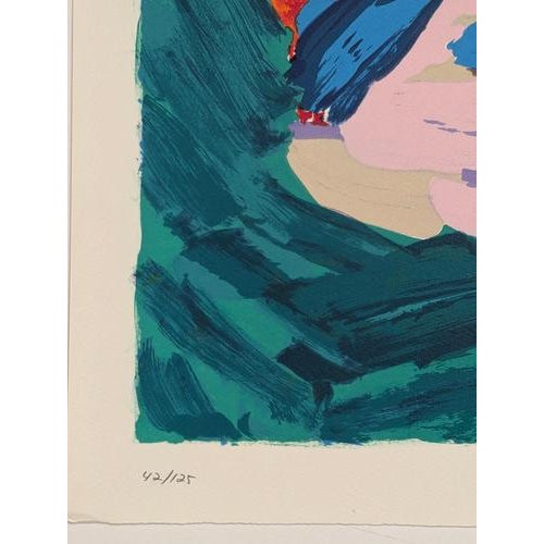Modern Karel Appel, Stalking Cat, 1978, LIthograph For Sale - Image 3 of 6