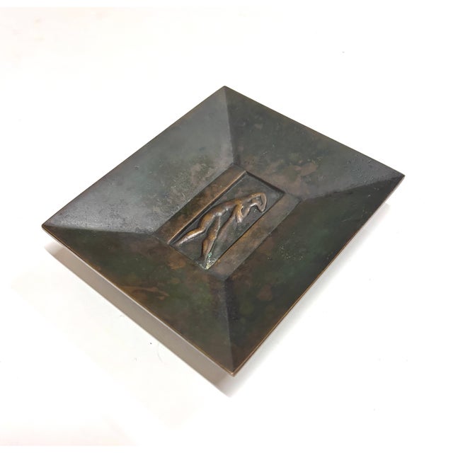 Art Deco Ashtray by Jacob Ängman for Gab Brons, 1930s For Sale - Image 9 of 9