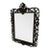 Friedman Brothers #7244 Monumental Black Lacquer Fancy Mirror For Sale
