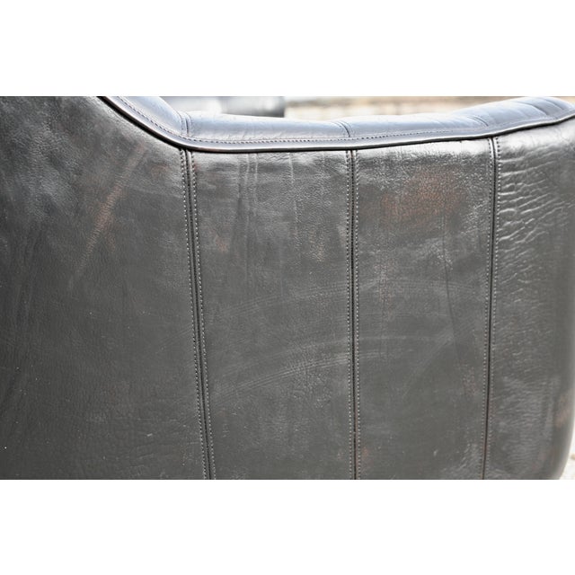 DS44 Sofa and Chair in Leather from de Sede, 1970s, Set of 2 For Sale - Image 15 of 18