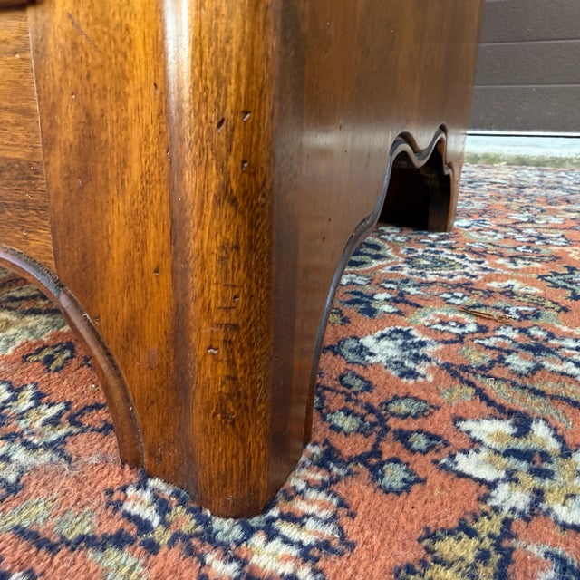 1980s Ethan Allen Country French Solid Birch 6 Drawer Highboy Armoire Dresser (26-5305 Fruitwood) For Sale - Image 14 of 18