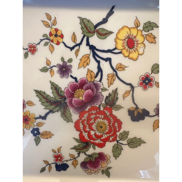 Vintage Limoges France Porcelain Hand Painted 10"x 7" Serv Ing Plate Tray For Sale - Image 9 of 12
