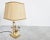 Vintage Brass Flower Table Lamp attributed to Massive, 1970s For Sale - Image 10 of 12