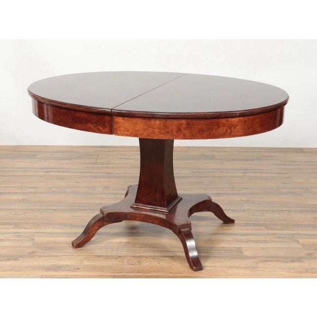 Beautiful birch expansion dining table or breakfast table