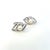 1990s Pair of Mikimoto Estate Akoya Pearl Mens Cufflinks 7 mm Silver For Sale - Image 4 of 6