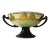 Antique Art Nouveau Hand-Painted Porcelain Pedestal Bowl, Signed C. M. Button, C. 1900 For Sale