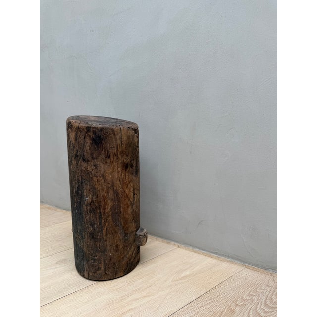 1970s Primitive Japanese Stool or Plinth For Sale - Image 4 of 5
