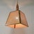 Fantastic pendant in gilt metal, vienna straw, and glass. This incredibly stylish hanging light was designed and produced...