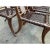 Wood Walnut Klismos Dining Chairs Set of 6 For Sale - Image 7 of 9