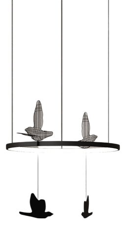 Minimalist Led Pendant Light from SVITANOK