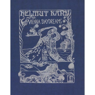 1972 Helmut Kand 'Vienna Daydreams' Blue Serigraph For Sale