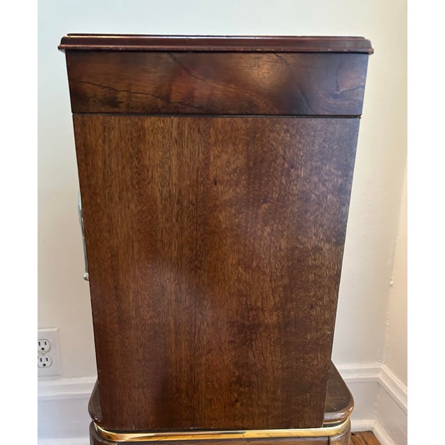 English Mid Century Mahogany Equestrian Waste Bin For Sale - Image 3 of 8