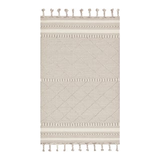 Sample - Loloi II Sawyer Rug, Silver - 18" x 18" For Sale