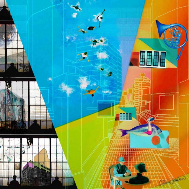 The Artist Project is a beautiful print on canvas of a digital collage realized in 2018 by the Italian artist Chiara...