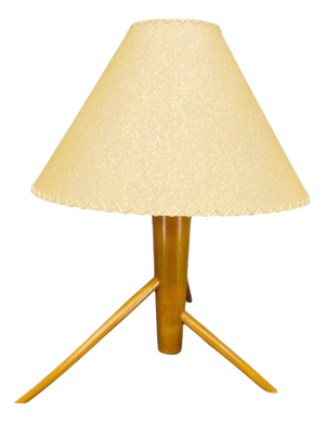 Mid-Century Modern Maple Table Lamp, 1960s