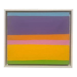 Willy Müller-Brittinau (1938-2008), Modern Abstract Acrylic, Painted on Stretched Canvas, Signed on Verso, Dated, Framed